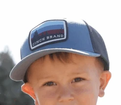 Cinch Cinch Boy's Blue Trucker Cap