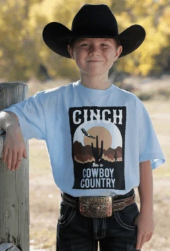 Cinch Cinch Boy's Cowboy Country Graphic Tee