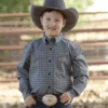 Cinch Cinch Boy's Navy Printed Shirt