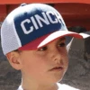 Cinch Cinch Boy's Red/Blue Trucker Cap