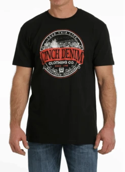 Cinch Cinch Denim Men's Black Graphic Tee