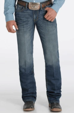 Cinch Cinch Ian Dark Stone Wash Jeans -Corral Western cinch cinch ian dark stone wash jeans 3