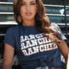 Cinch Cinch Ladies Navy "Ranchin" Tee