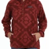 Cinch Cinch Ladies Red Printed Fleece