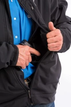 Cinch Cinch Men's Bonded Concealed Carry Jacket #MWJ104314X C4 -Corral Western cinch cinch mens bonded concealed carry jacket mwj 3