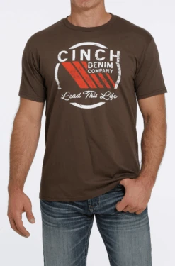 Cinch Cinch Men's Brown Graphic Tee