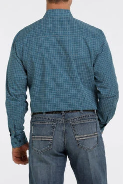 Cinch Cinch Men's Geometric Print Modern Fit Button Down Shirt -Corral Western cinch cinch mens geometric print modern fit button 1