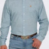 Cinch Cinch Men's Light Blue Long Sleeve Shirt