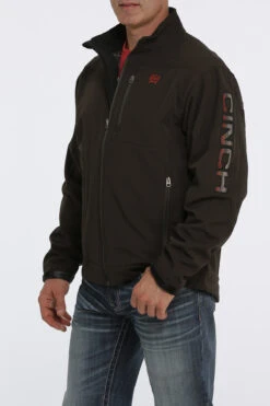 Cinch Cinch Men's Lined Bonded Jacket C4 -Corral Western cinch cinch mens lined bonded jacket c4 5