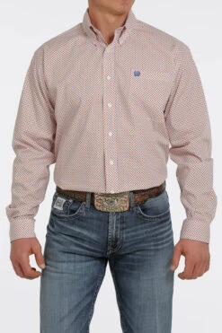 Cinch Cinch Men's Medallion Print Button Down Shirt -Corral Western cinch cinch mens medallion print button down shirt 7