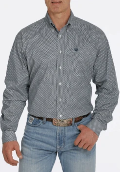 Cinch Cinch Men's Microstripe Print Button Down Shirt