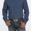 Cinch Cinch Men's Modern Fit Royal Blue Button Down Shirt