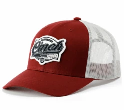 Cinch Cinch Men's Red And White Trucker Cap