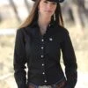 Cinch Cinch Women's Black Button Down Shirt