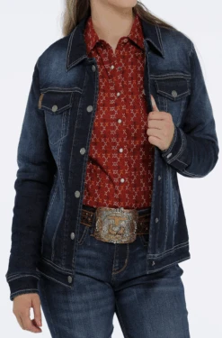 Cinch Cinch Women's Blanket Lined Denim Jacket C4