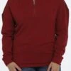 Cinch Cinch Women's Red 1/4 Zip Sweater C4