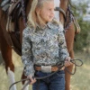 Cinch Cruel Girl's Paisley Snap Front Shirt