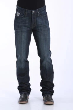 Cinch Men's Dark Wash Silver Label Slim Fit Arena Flex Jean